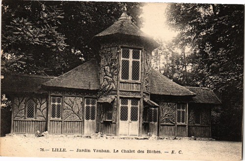 Cpa lille jardin - cpa,