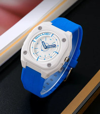 Montre Homme • Style Unique • Sport & Quotidien • Bleu & Blanc ? ?