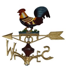 Coq poulet poule vane météo Vain Ridge Mount Gold House Roof fonte