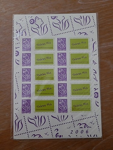 Feuillet neuf marianne timbre - neuf,