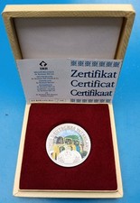 Medal TRABI AT THE OPENING OF THE BORDER 40mm COLOUR Series 'United German Fatherland'