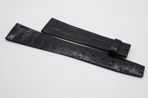 Bracelet cuir croco vintage - en,