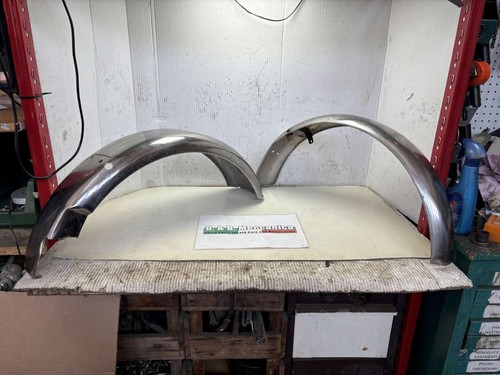 Paire garde boue chrome - paire,