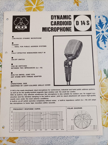 Ancienne fiche brochure - ancienne,