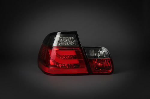Feux arriere led rouge et - led, m3