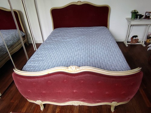 Lit corbeille louis - xv, et