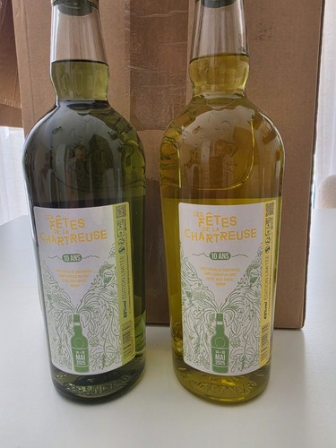 Lot bouteilles chartreuse - lot,
