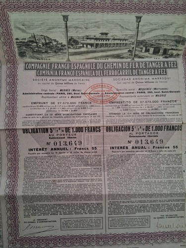 Titre porteur compagnie - titre,