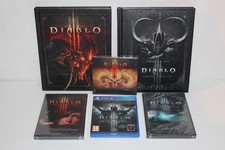 Lot Diablo III : 2 Livres "Images de" + 2 DVD et CD OST neufs + Jeu PS4 .