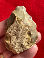 Biface à talon latéral Moustérien (4), en silex - Paléolithique supérieur France