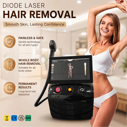 Wavelength diode laser hair - diode,