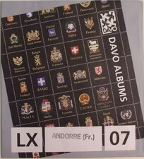DAVO - Jeu ANDORRE FRANCAIS Luxe 2007 (AVEC Pochettes)