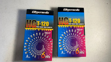KHypermedia HG T-120 High Grade Video Cassettes VHS Tapes 6 Hours (2 tapes)