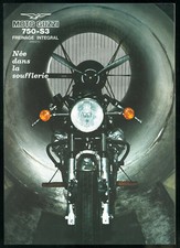 ORIGINAL Brochure MOTO GUZZI 750 - S3 Depliant Catalogue en Français 1975 / 1976