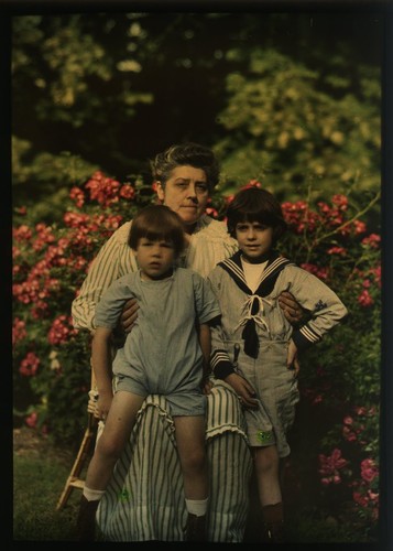 Autochrome 13x18 famille - autochrome,