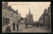 CPA Romorantin, Faubourg Saint-Roch 1906 
