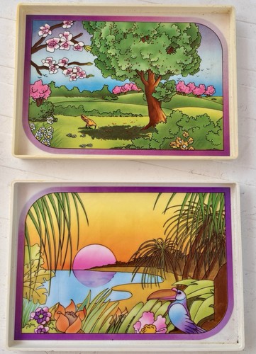 Lot plateaux vintage - lot,