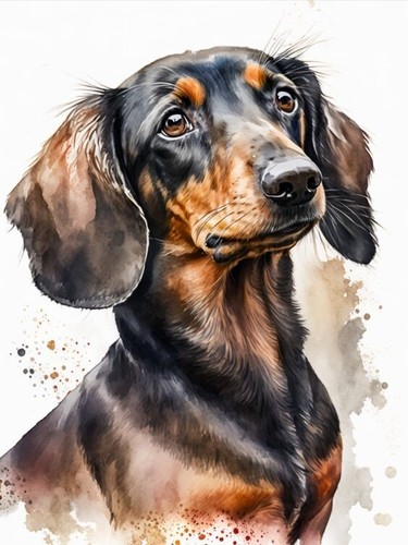 Plaque metal animal chien - plaque,