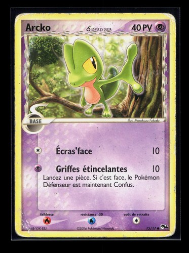 Carte pokémon arcko pop - carte, 15/17
