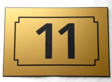 plaque pvc numero de rue ou de