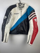 RARE Dainese made in Italy MOTO leather jacket size L