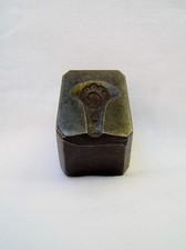 ancien cachet matrice acier