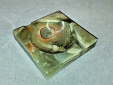 Cendrier en marbre (format 10cm x 10cm) - Vintage