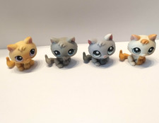 figurine petshop original lot 4 chatons bébé chats snowshoe   pet shop lps