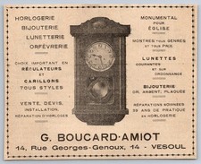 1907 Vesoul Horlogerie Boucard Amiot Eyewear Monumental Churches Old Pub
