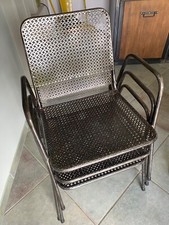 2 chaises esprit Matégot 