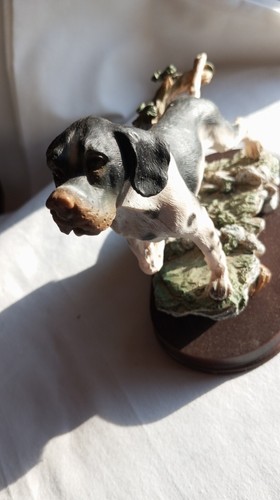 Statuette chien chasse - statuette, de