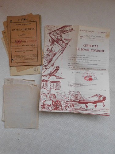 Lot documents militaires - documents,