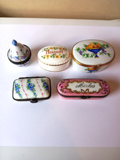 Lot de 5 boites à pilules  en