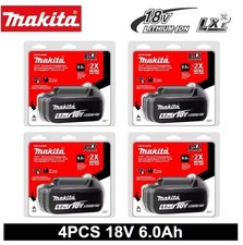 4 X Makita BL1860 Batterie 18