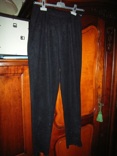 Pantalon fuseau noir - pantalon,