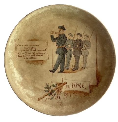 Ancienne assiette parlante - ancienne,