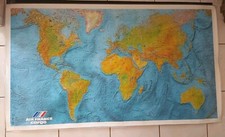 Planisphère Mural Plastifié