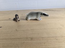 porcelaine imperial lomonosov de russie blaireau teckel