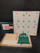 Jeu De Société Vintage Scrabble Spears Complet 