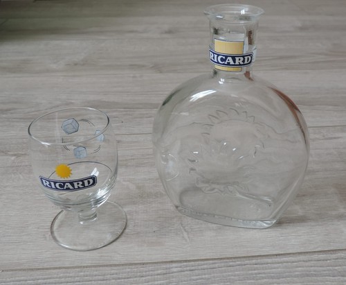 Lot verre carafe - carafe, en