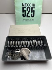 Vintage Necchi 525 Manual Cams Unknown What Model For Italy 