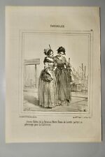 BEAUMONT EDOUARD DE(1821-1888)-LITHO ORIGINAL DU CHARIVARI-1850-FARIBOLES-N°46