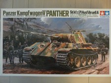Maquette Char 1/25 TAMIYA Ref 12 Medium Tank Panther motorisée