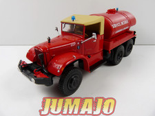 CPF114 Camion 1/43 Hachette IXO Pompiers : CC Diamond 6x6 Citerne