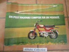 ** ORIGINAL POSTER PEUGEOT GT 10 CYCLO VELOMOT MOTOR MOTORCYCLE PUB