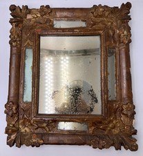18th Century Carved Wooden Mirror