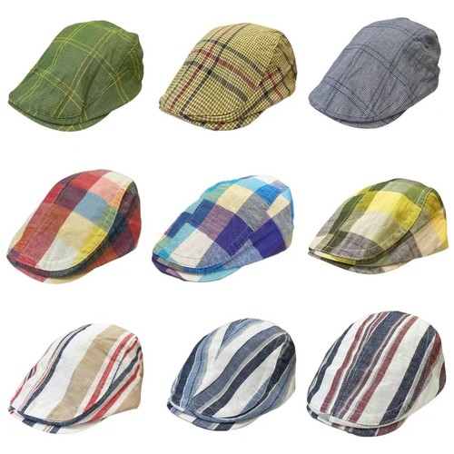 Tissu lin casquette beret - lin,