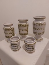 Pots à Pharmacie en Faïence