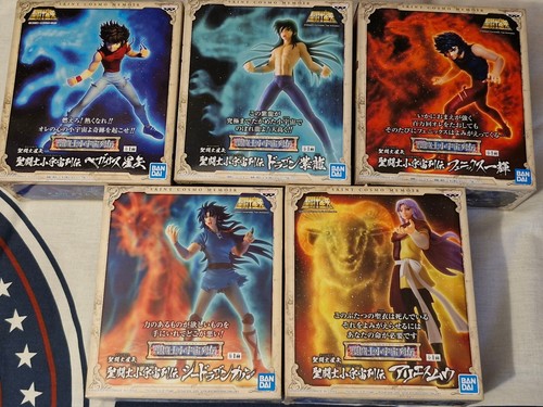 Figurines saint seiya - seiya, cosmo