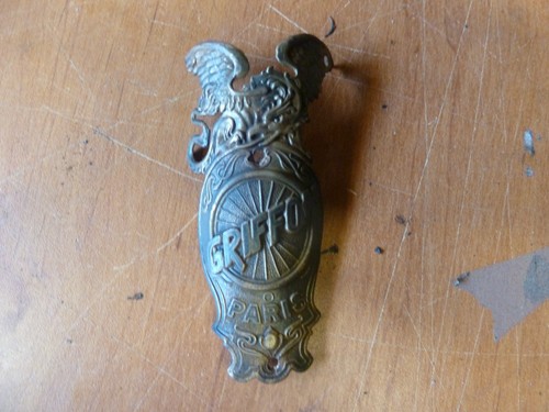 Ancien velo plaque - plaque, cycles